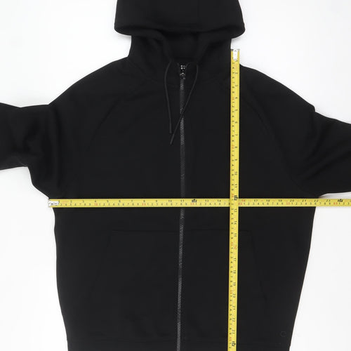 Marks and Spencer Men's Black Full Zip Hoodie Size S Regular Fit