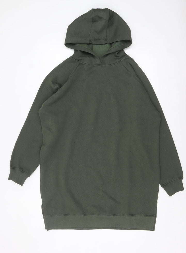 Threadbare Women's Green Long Sleeve Pullover Hoodie Size 10
