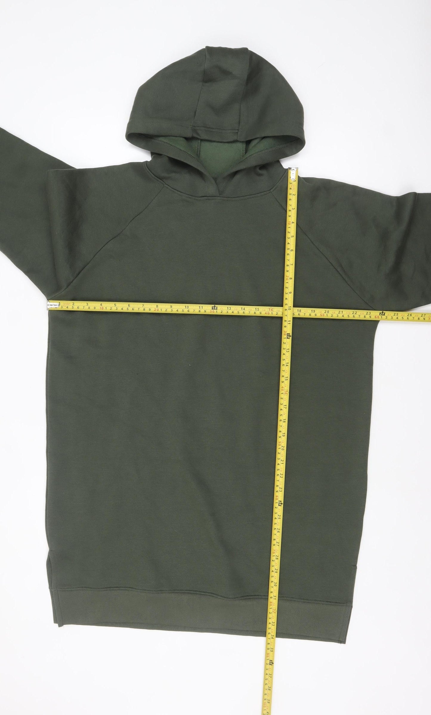 Threadbare Women's Green Long Sleeve Pullover Hoodie Size 10