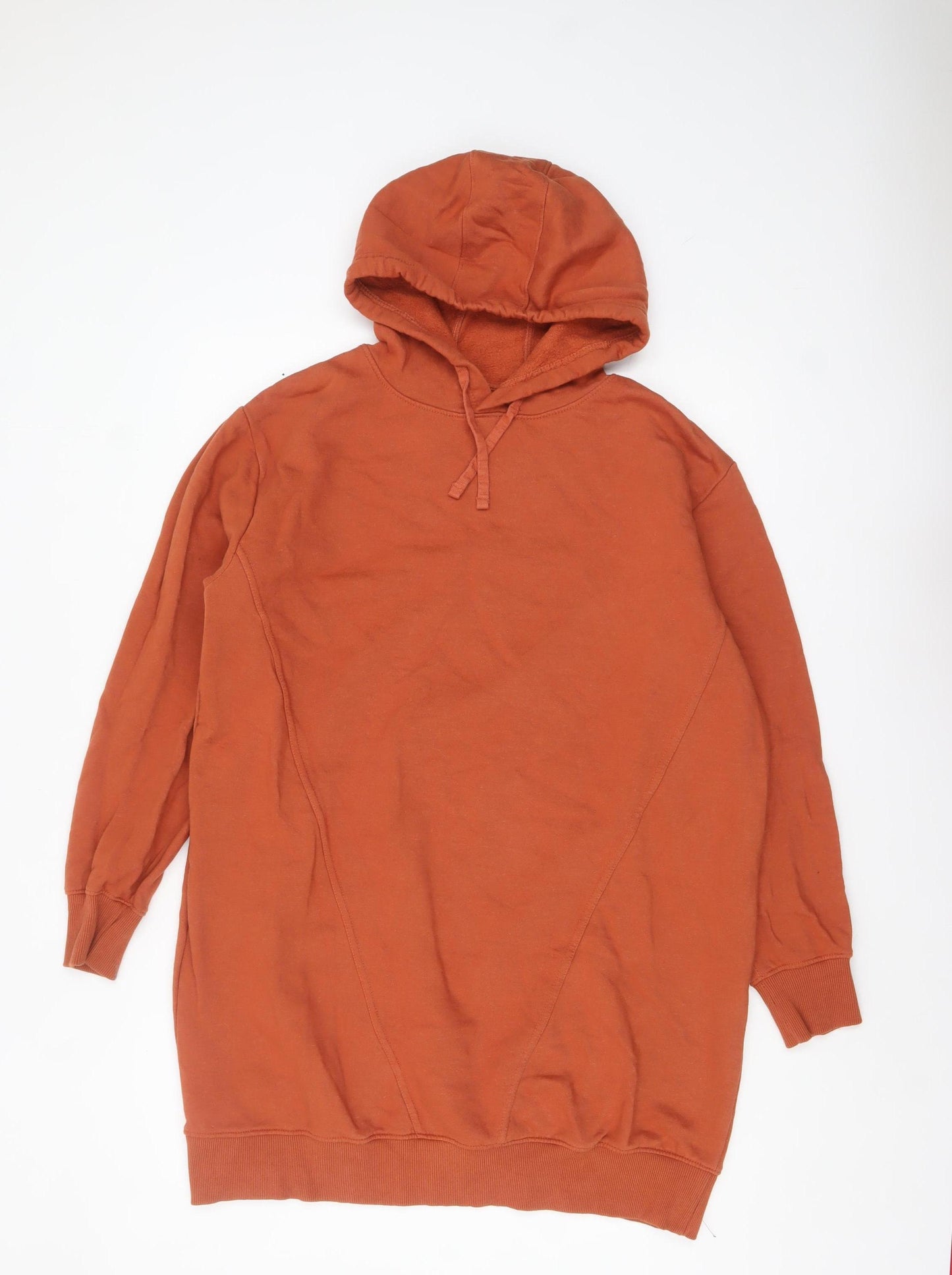 Threadbare Women’s Rust Pullover Hoodie Size 12 Cotton Blend Lined