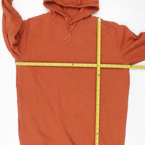 Threadbare Women’s Rust Pullover Hoodie Size 12 Cotton Blend Lined
