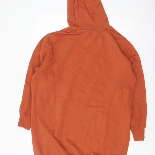 Threadbare Women’s Rust Pullover Hoodie Size 12 Cotton Blend Lined