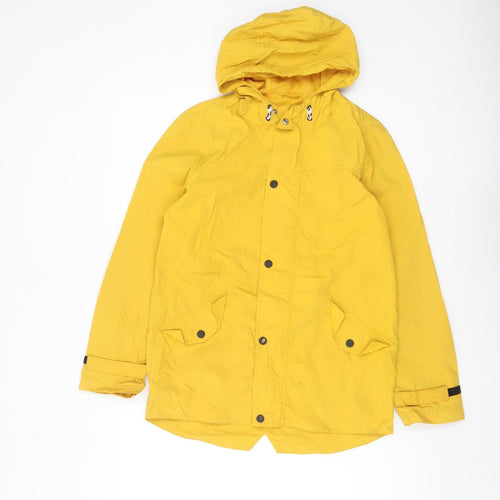 Marks and Spencer Girls Yellow Hooded Parka Coat 11-12 Years
