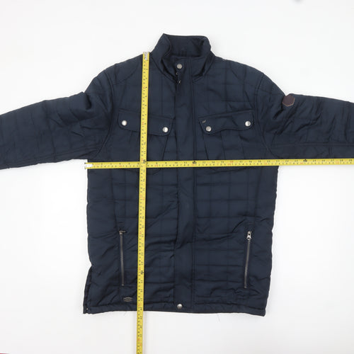 Regatta Men's Blue Quilted Mid-Length Jacket Size S Outdoor Style