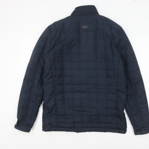 Regatta Men's Blue Quilted Mid-Length Jacket Size S Outdoor Style