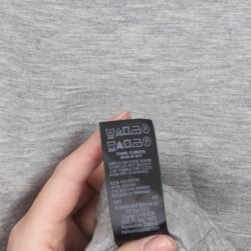 Marks and Spencer Women's Grey Size 10 Regular Sweatpants