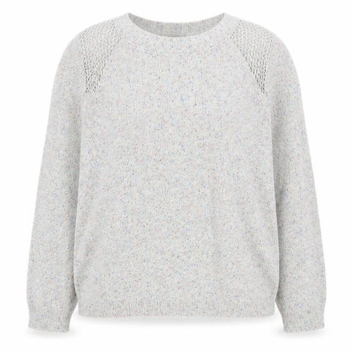 Marks and Spencer Women’s Grey Multicoloured Knit Cardigan UK 18