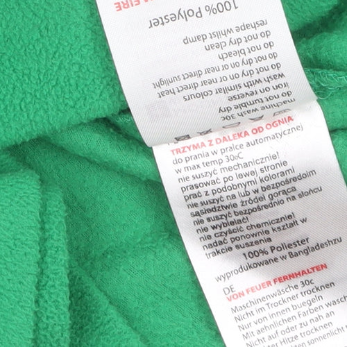 Mountain Warehouse Kids Green Fleece 1/2 Zip Sweatshirt Boys 13 Years