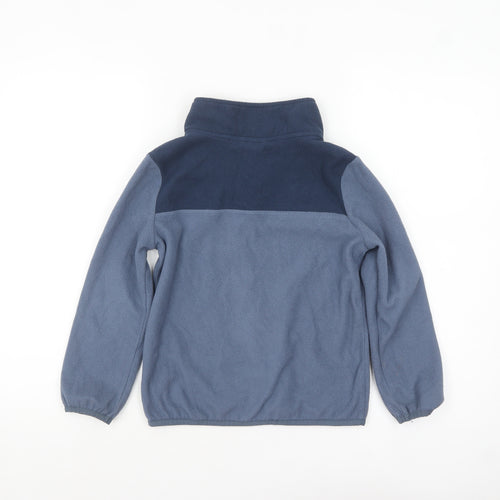 Puma Boys Blue Fleece Henley Sweatshirt Size 10 Years