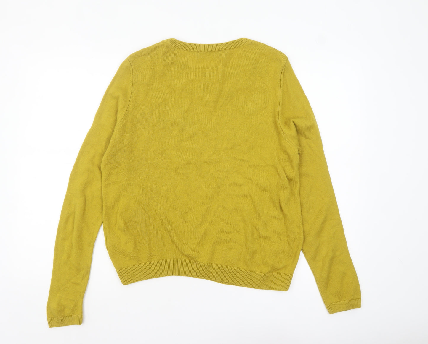 Marks and Spencer Women’s Green Beaded Acrylic Jumper Size 14