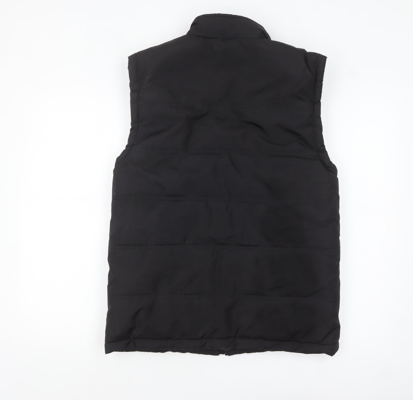 Slazenger Men's Black XS Puffer Waistcoat Lightweight Full Zip