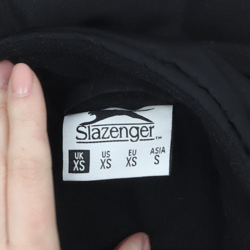 Slazenger Men's Black XS Puffer Waistcoat Lightweight Full Zip