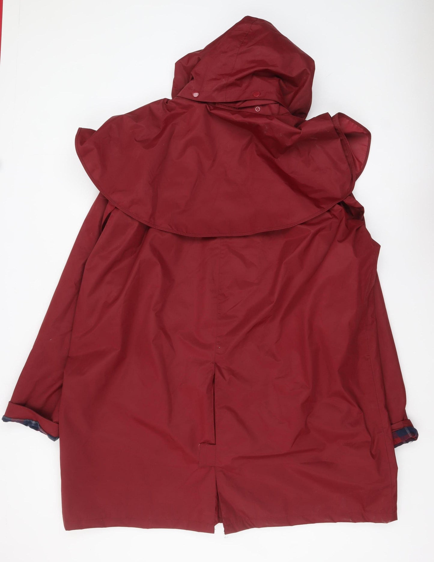 Cotton Traders Men's Red 3XL Waterproof Hooded Rain Coat