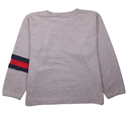 Tommy Hilfiger Women’s Grey Sweatshirt L Crew Neck Logo Casual
