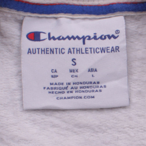 Champion Women's White Small Pullover Sweatshirt Classic Logo