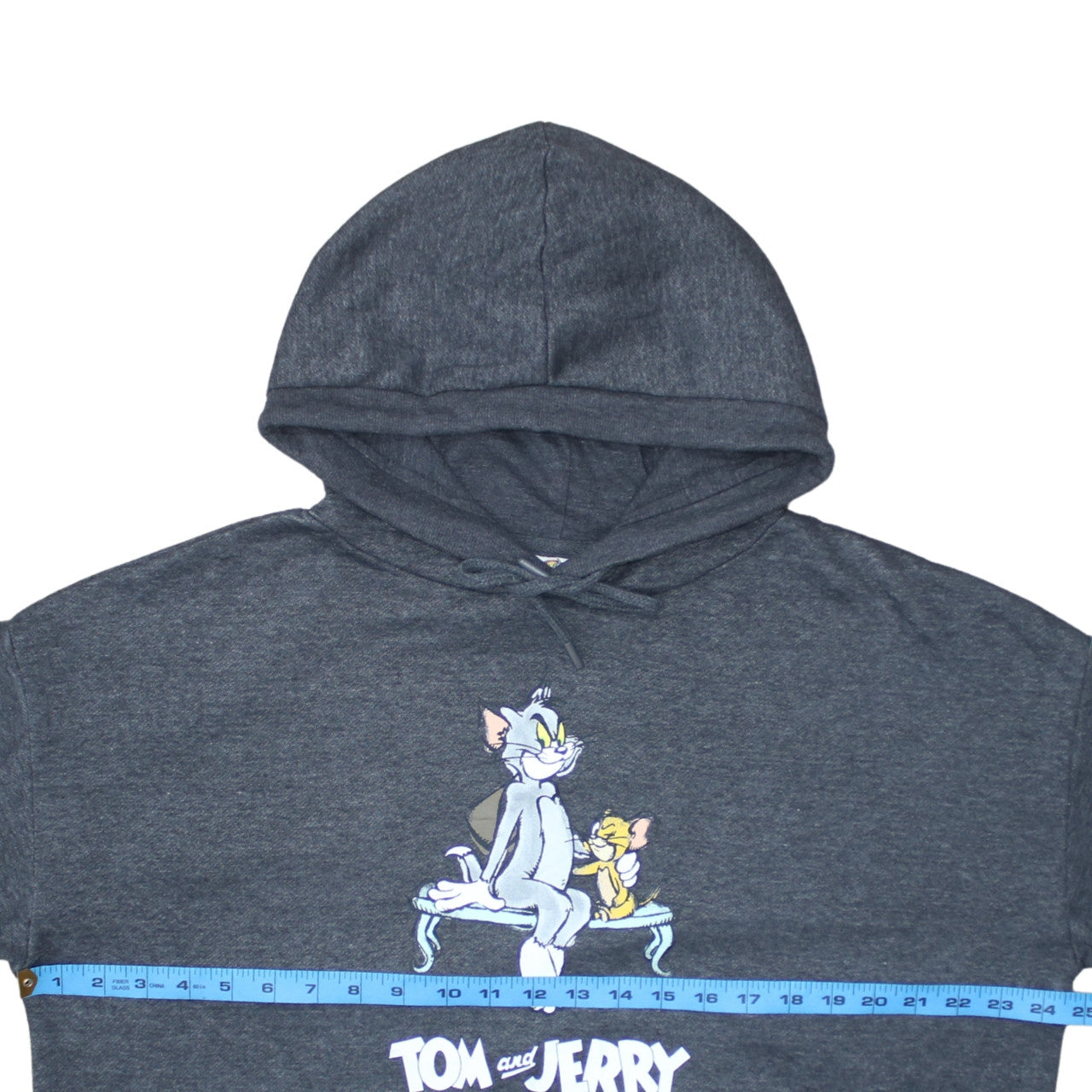 Primark Women’s Grey Tom & Jerry Pullover Hoodie Size L 14/16