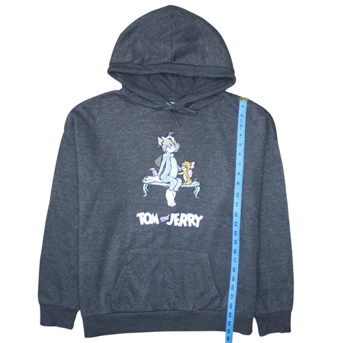Primark Women’s Grey Tom & Jerry Pullover Hoodie Size L 14/16