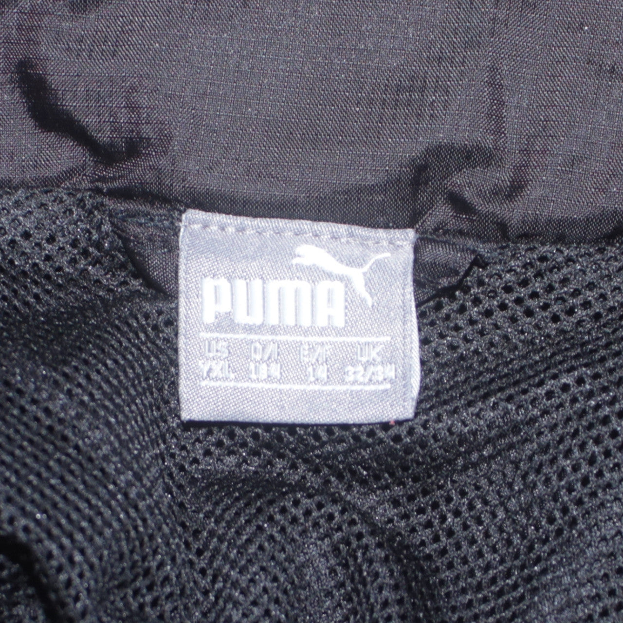 Puma Boys Black Hooded Windbreaker Jacket 14 Years Full Zip Lightweight