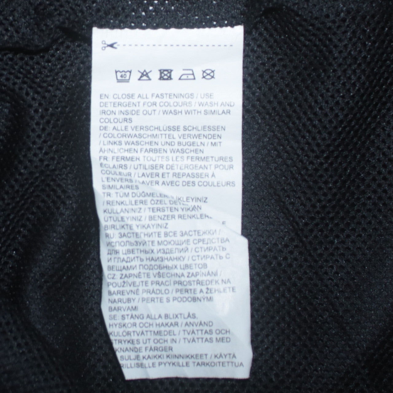 Puma Boys Black Hooded Windbreaker Jacket 14 Years Full Zip Lightweight