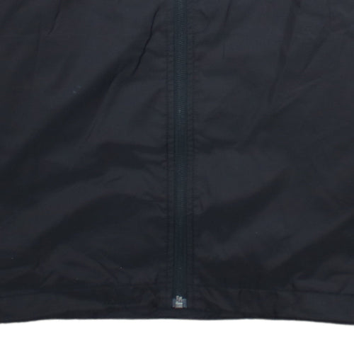 Puma Boys Black Hooded Windbreaker Jacket 14 Years Full Zip Lightweight
