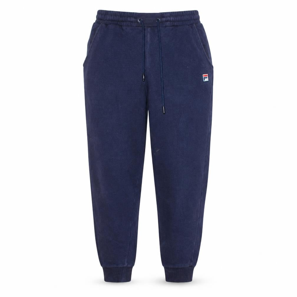 Front view of Fila Men's Blue Regular Fit Sweatpants Joggers M