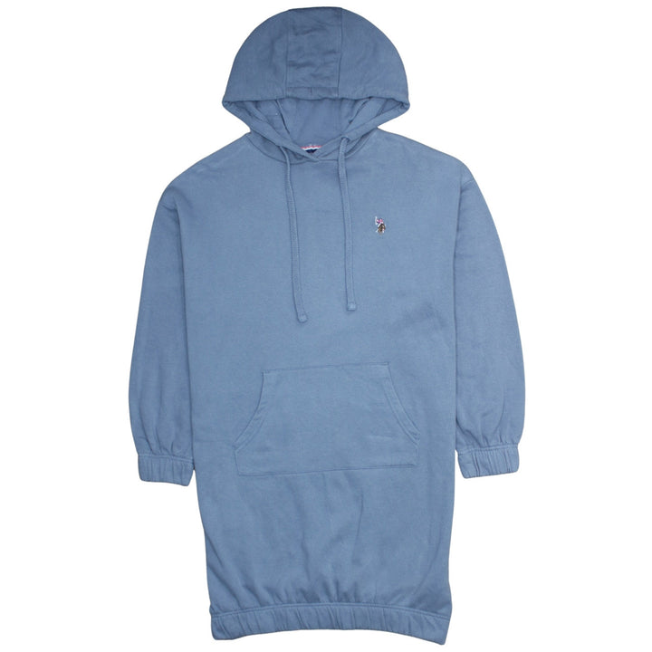U.S. Polo Assn. Women’s Grey Hoodie T-Shirt Dress S Casual