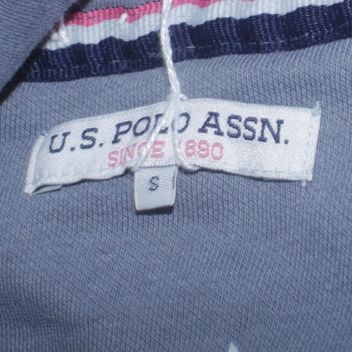 U.S. Polo Assn. Women’s Grey Hoodie T-Shirt Dress S Casual
