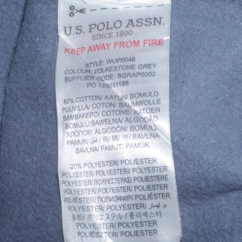 U.S. Polo Assn. Women’s Grey Hoodie T-Shirt Dress S Casual