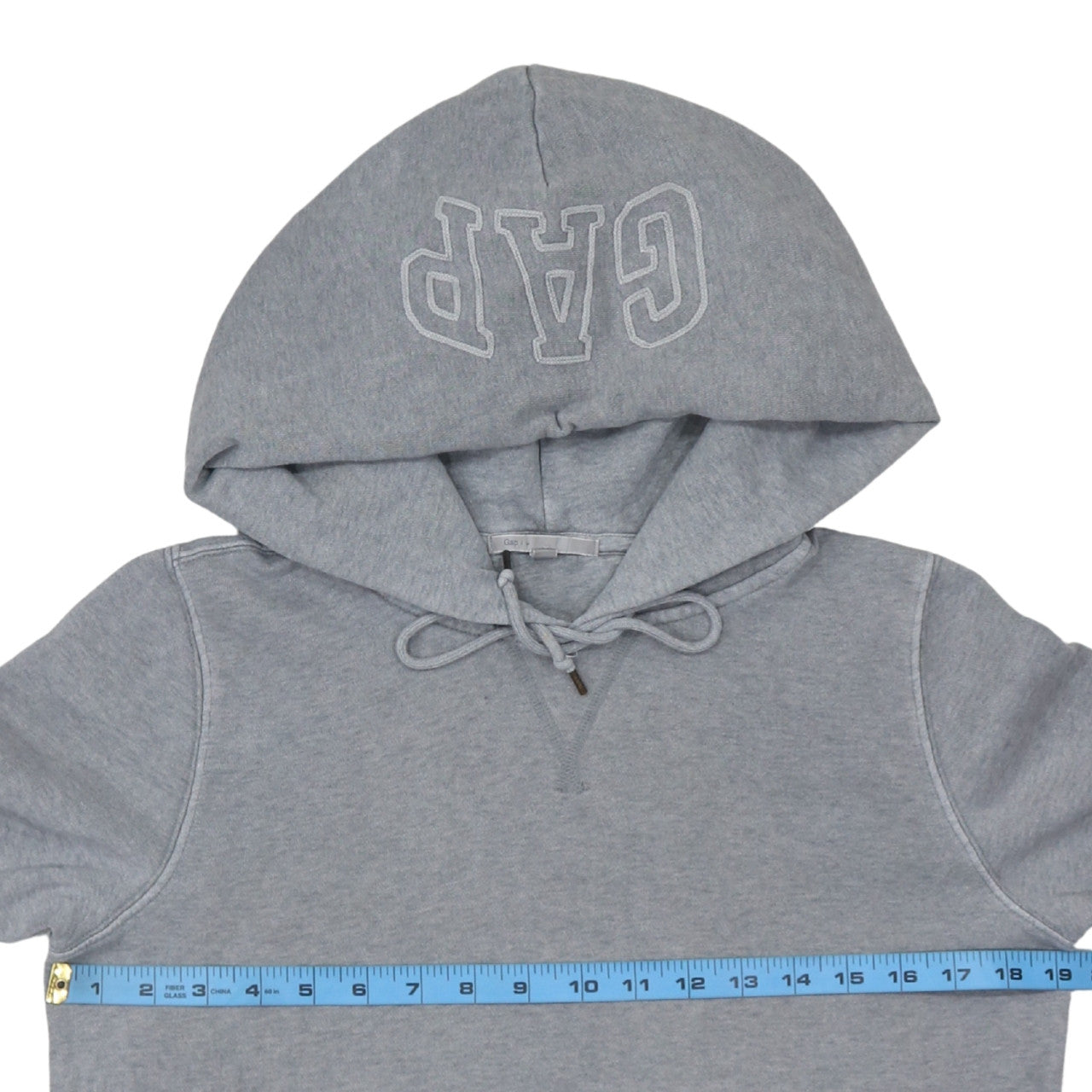 GAP Women’s Grey Pullover Hoodie Sweatshirt M Embroidered NYC Logo
