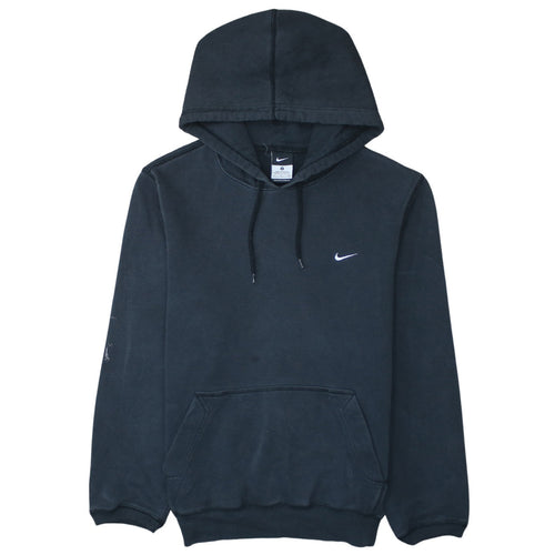 Nike Men's Black Pullover Hoodie Small Fleece Regular Fit