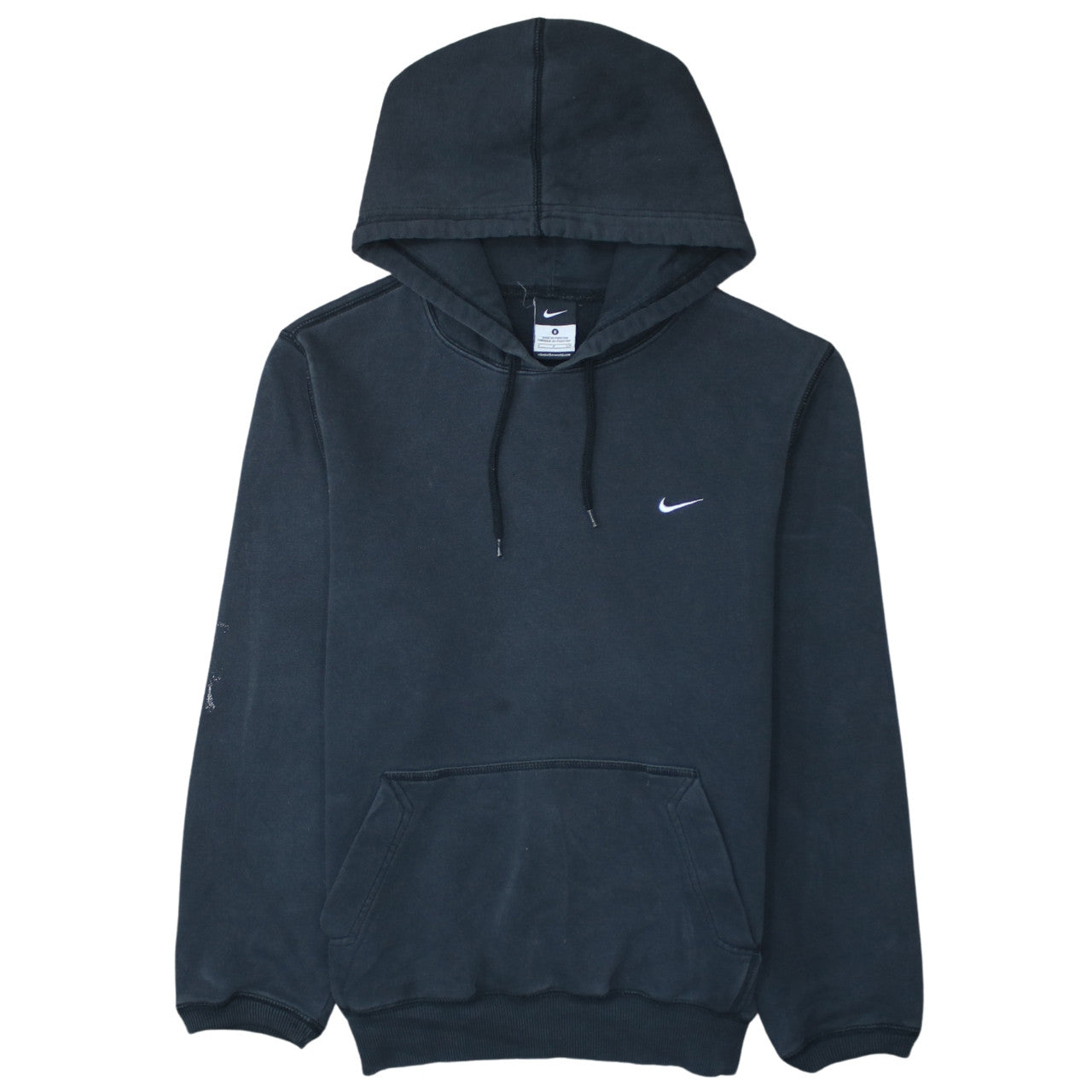 Nike Men's Black Pullover Hoodie Small Fleece Regular Fit