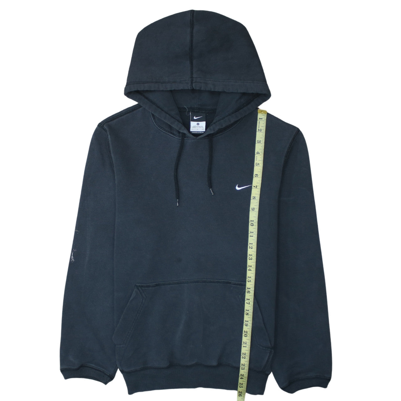 Nike Men's Black Pullover Hoodie Small Fleece Regular Fit