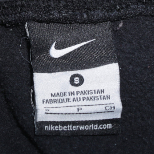 Nike Men's Black Pullover Hoodie Small Fleece Regular Fit