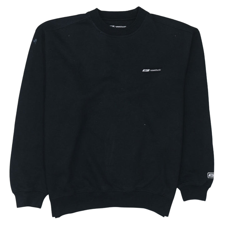 Reebok Men's Black Crew Neck Pullover Sweatshirt Size S