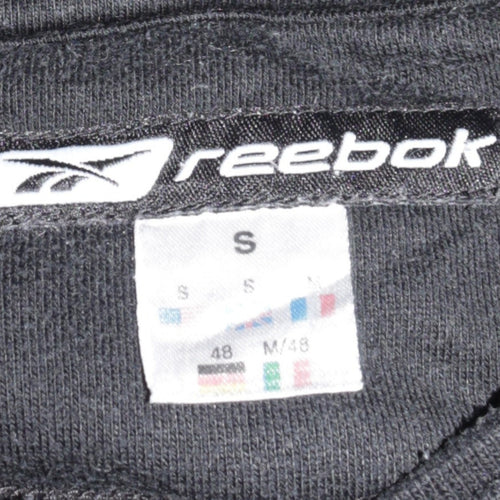 Reebok Men's Black Crew Neck Pullover Sweatshirt Size S