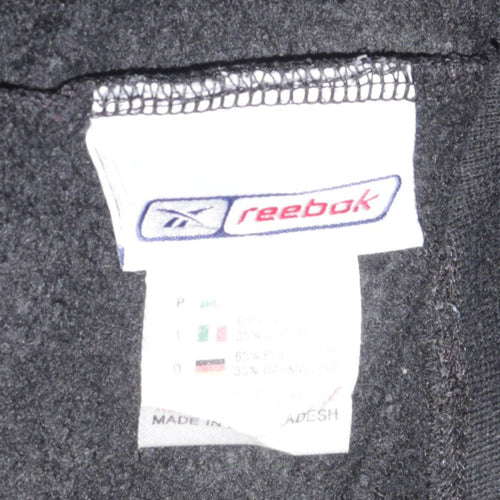 Reebok Men's Black Crew Neck Pullover Sweatshirt Size S