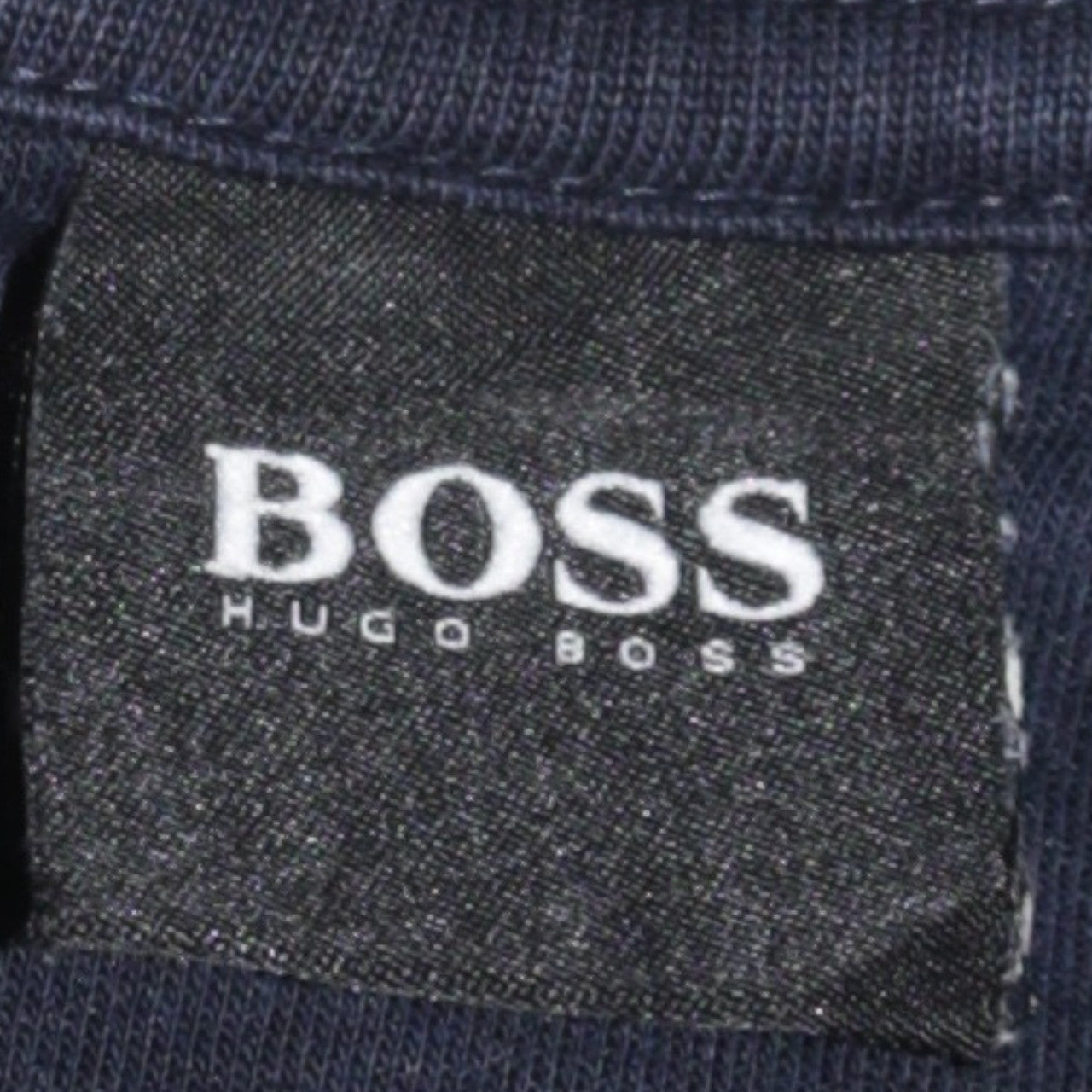 Hugo Boss Men's Blue Gold Logo Crew Neck Sweatshirt Size L