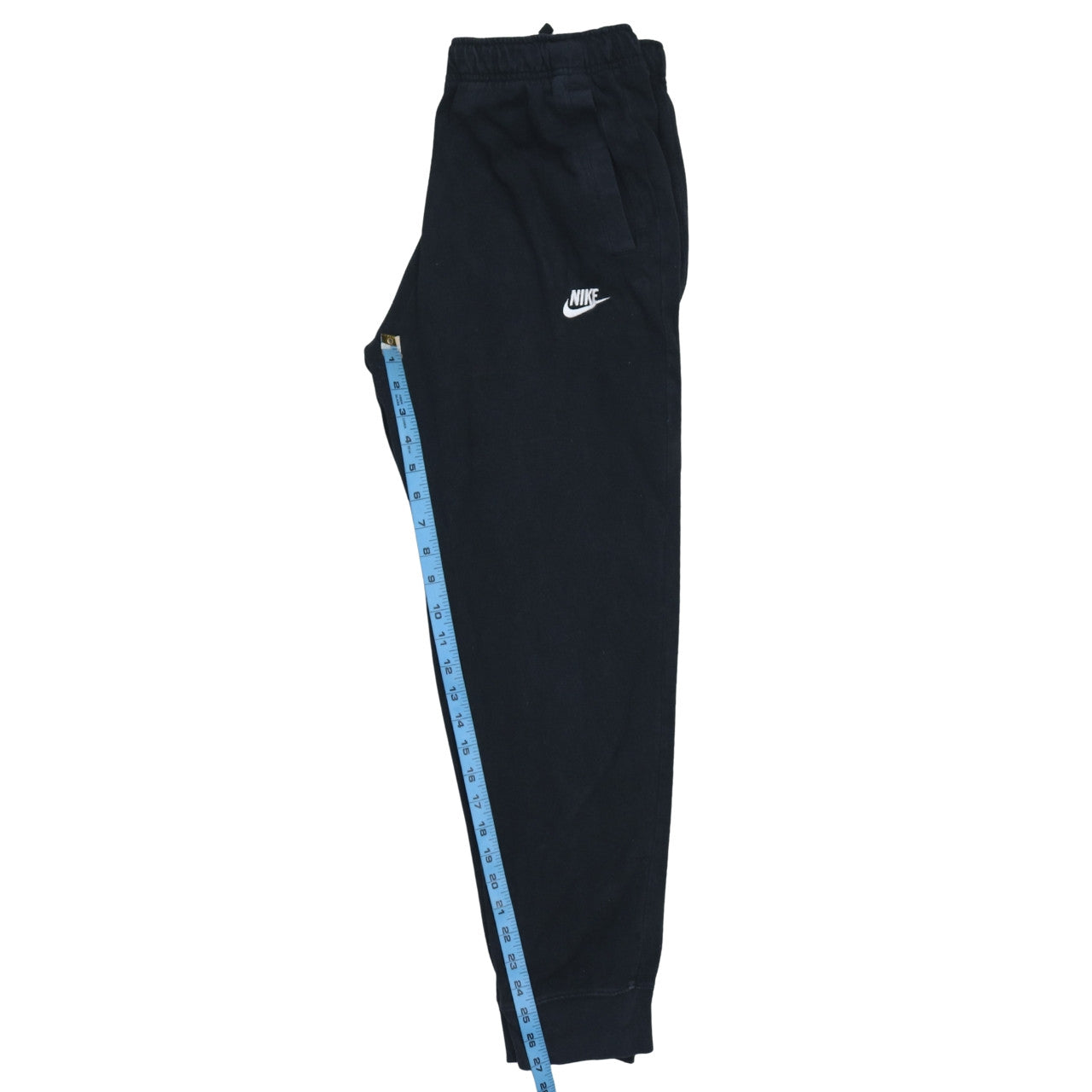 Nike Men's Black Cotton Jogger Sweatpants M Tapered Fit