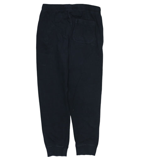 Nike Men's Black Cotton Jogger Sweatpants M Tapered Fit