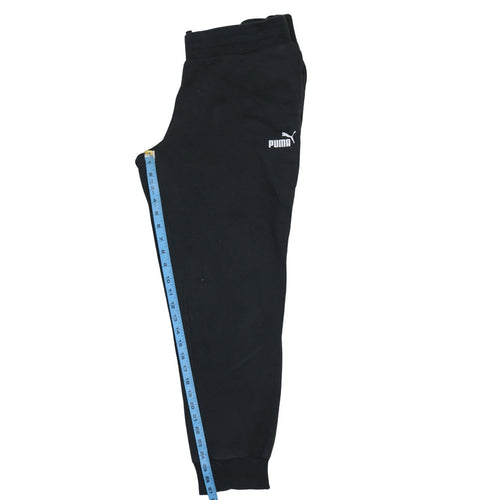 Puma Womens Black Jogger Sweatpants S Cotton Blend Fleece