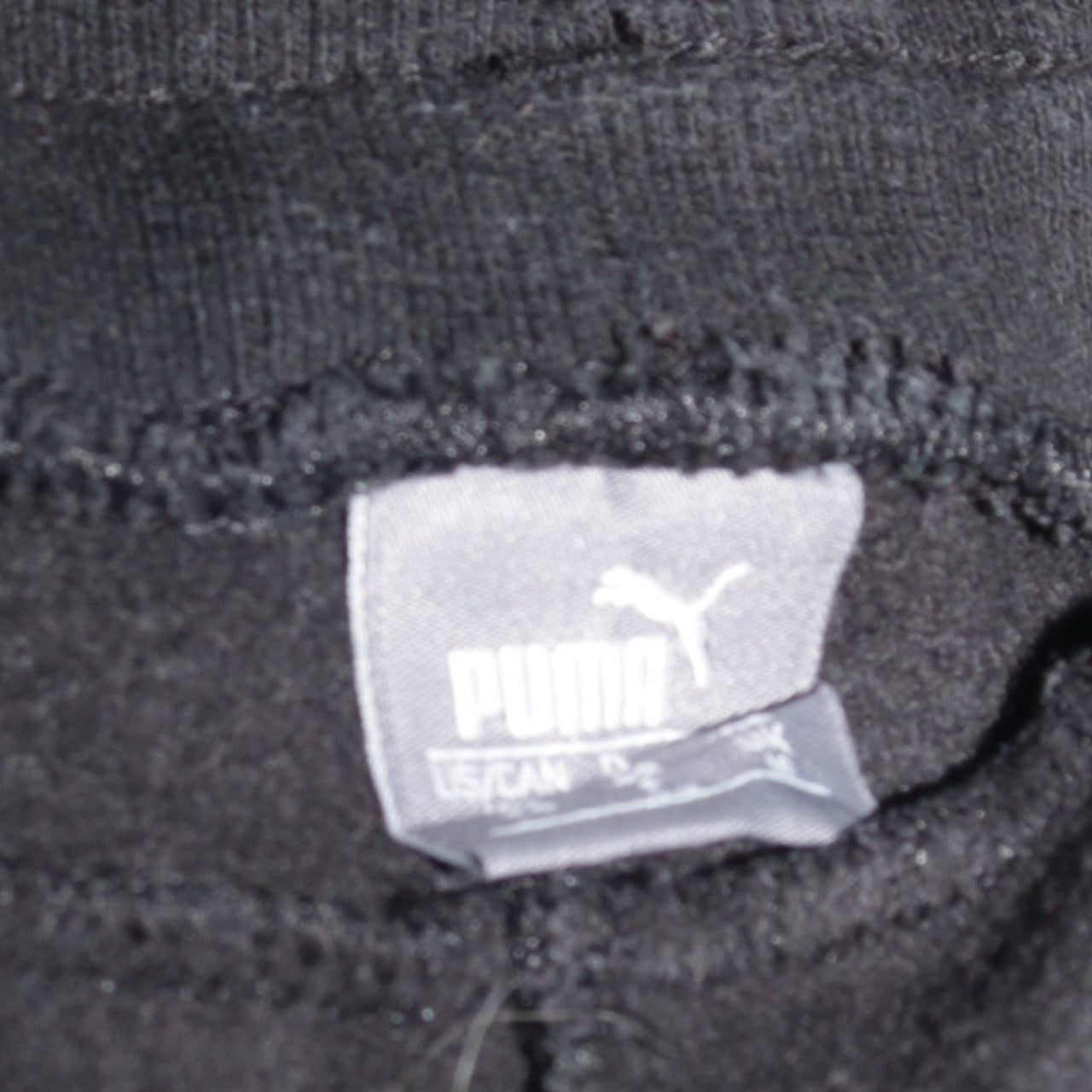 Puma Womens Black Jogger Sweatpants S Cotton Blend Fleece