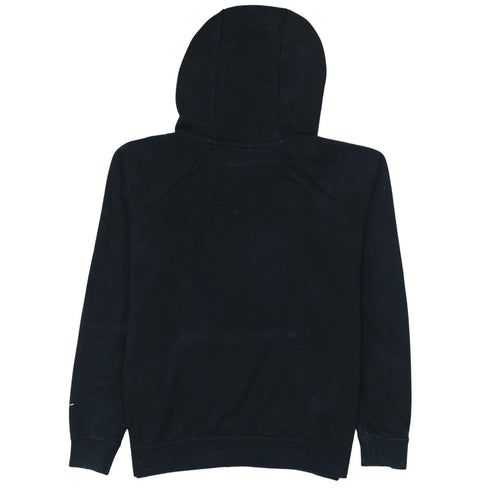 Nike Women's Black Gold Logo Pullover Hoodie Medium