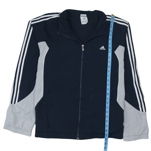 Adidas Men's Blue XL Track Jacket Full Zip Sportswear