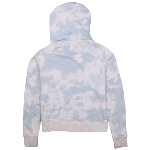 Champion Womens Blue Tie Dye Pullover Hoodie Size S