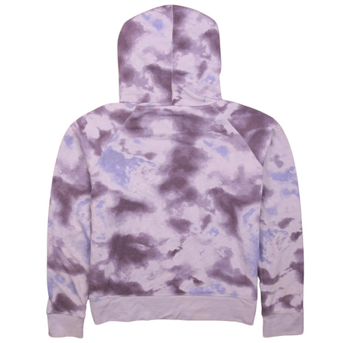 Champion Womens Purple Tie Dye Pullover Hoodie Medium