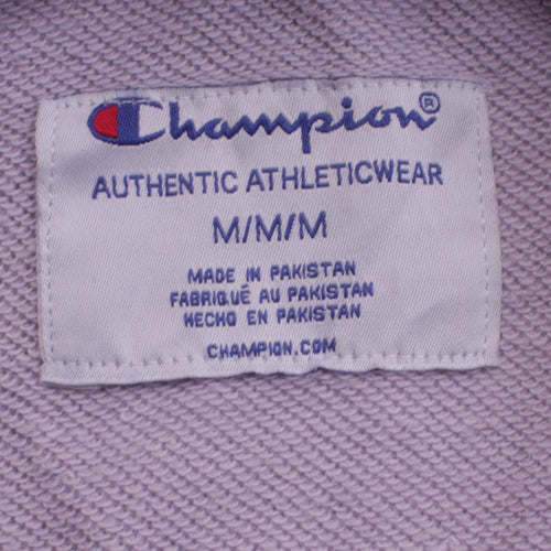 Champion Womens Purple Tie Dye Pullover Hoodie Medium
