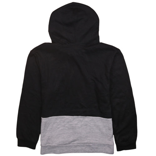 Fila Boys Black & Grey Pullover Hoodie L (14/16) Cotton Blend Casual
