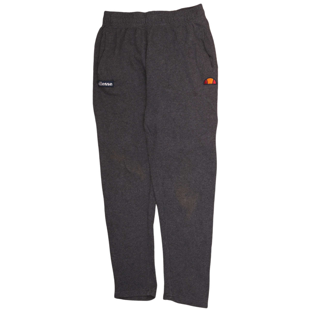 Ellesse Men's Grey Sweatpants S Regular Fit Fleece Joggers