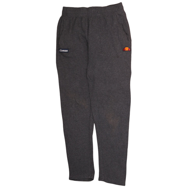 Ellesse Men's Grey Sweatpants S Regular Fit Fleece Joggers