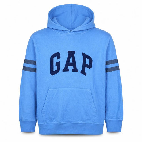 GAP Boys Blue Pullover Hoodie XXL Fleece Logo Long Sleeve Sweatshirt